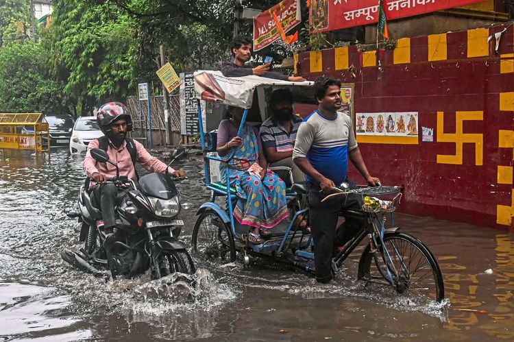 Überschwemmungen in Indien.
