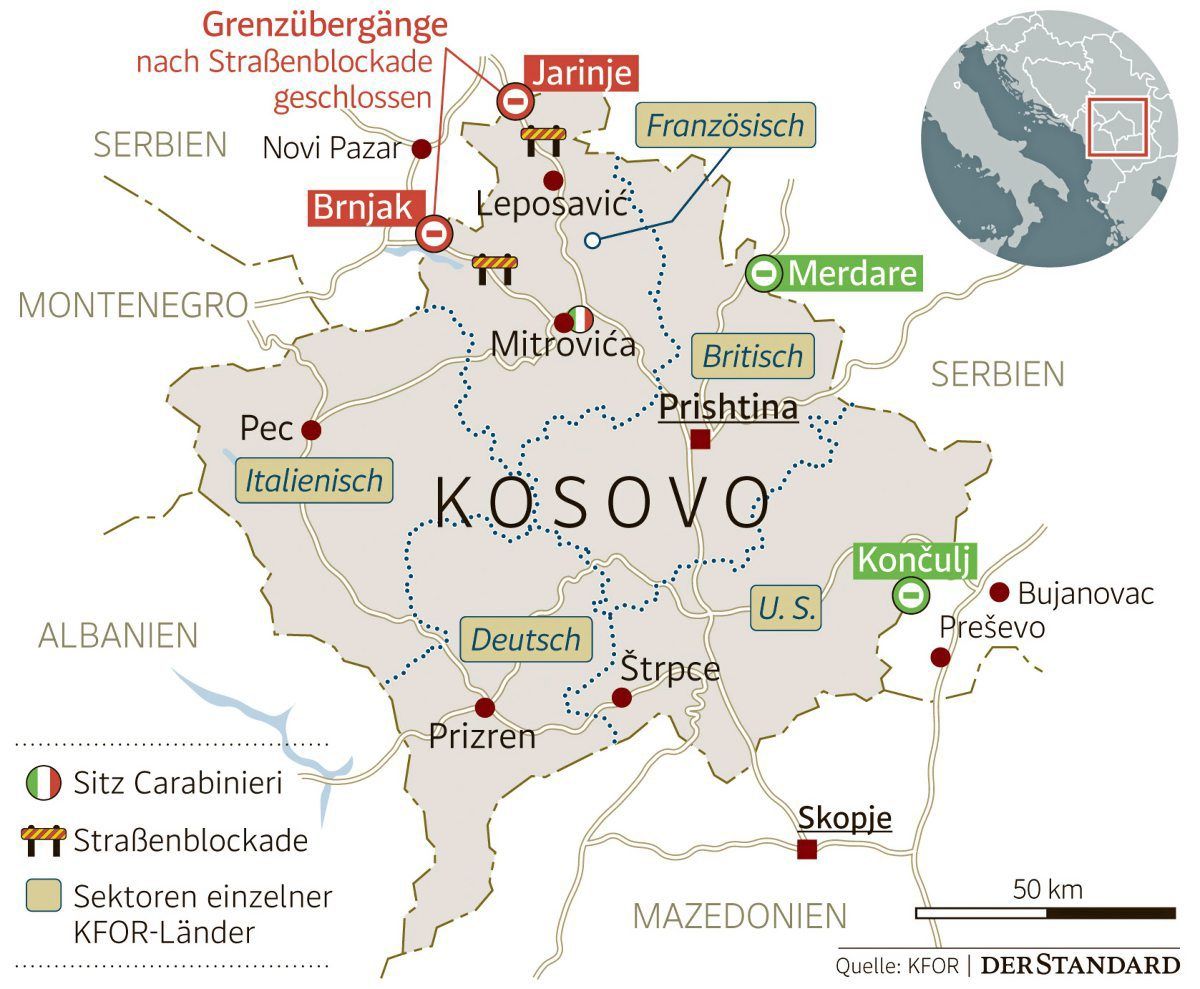 Wie Lange Dauert Eine Scheidung Im Kosovo Eskalation mit Ansage im Nordkosovo - Kosovo - derStandard.at