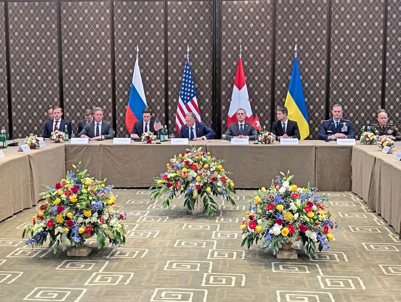 Erster Gesprächstag zwischen Ukrainern und Russen in Genf beendet