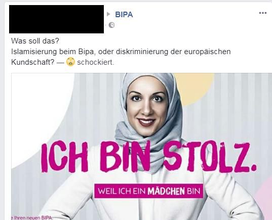 Werbung mit kopftuchtragender Frau: Shitstorm gegen Drogeriemarkt - - derStandard.de › Web