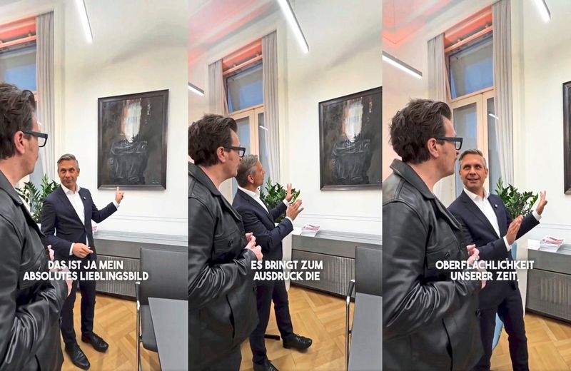 Warum in Hattmannsdorfers Ministerbüro Kunst von Parov Stelar hängt