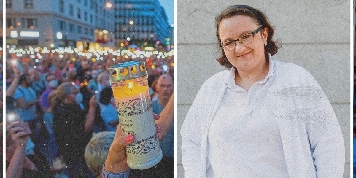 Lichtermeer auf dem Stephansplatz in Gedenken an Lisa-Maria Kellermayr - Video - derStandard.de ...
