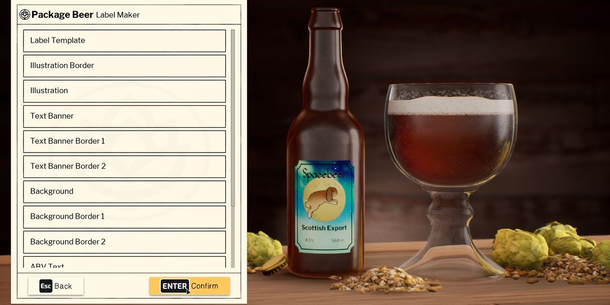 "Brewmaster" ist ein Spiel, in dem man sein eigenes Bier brauen kann
