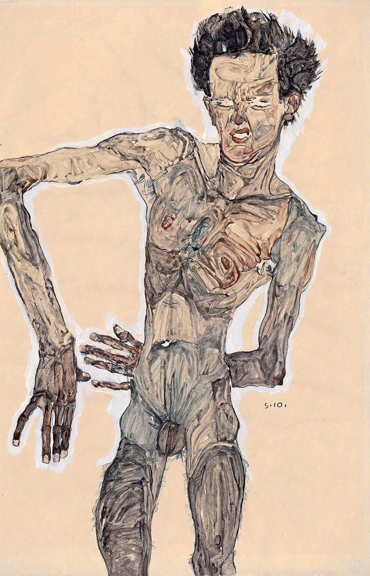 Selbstporträt Egon Schiele