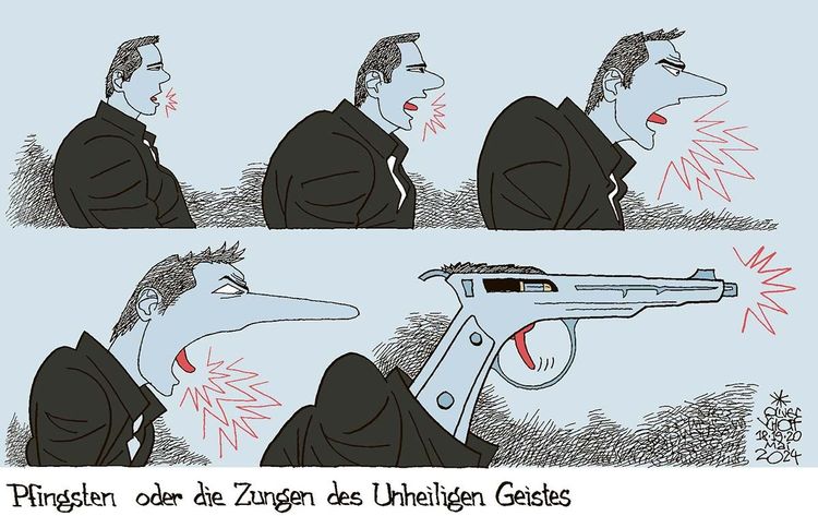 Cartoon Oliver Schopf