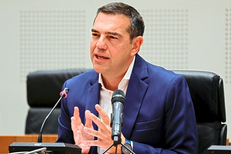 Alexis Tsipras gibt Statement ab