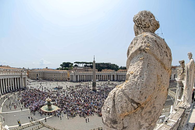 Petersplatz Rom Vatikan