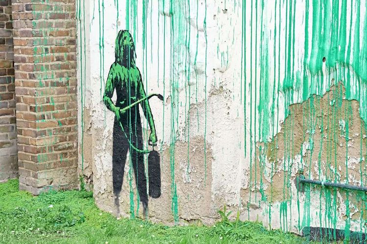 Banksy Kunst Streetart