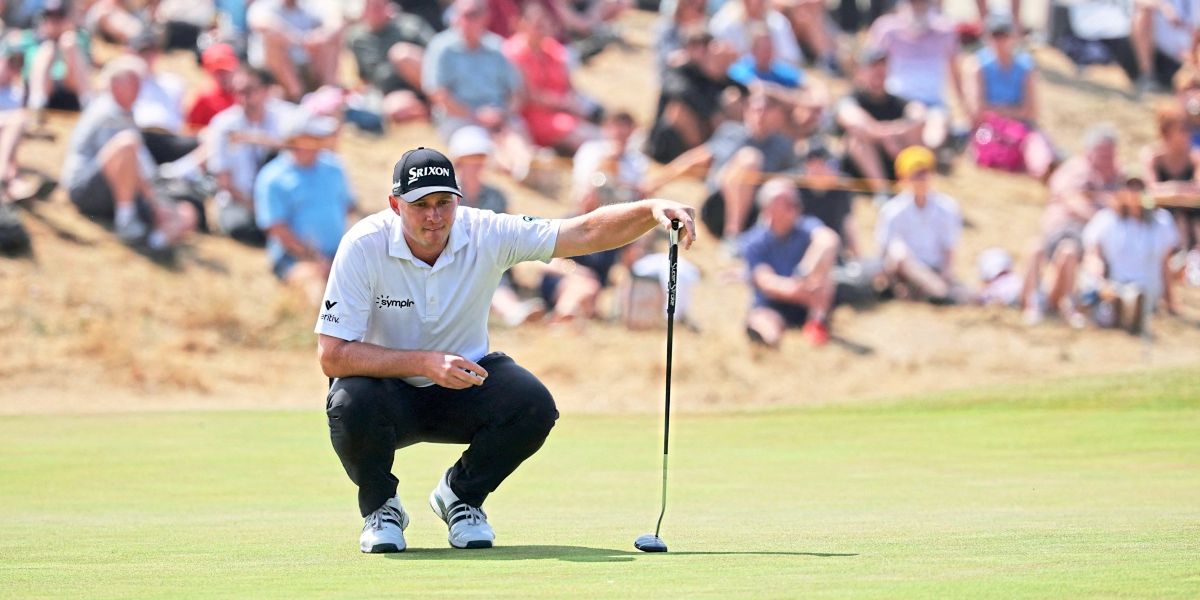 Sepp Straka during the British Open at Royal Birkdale.