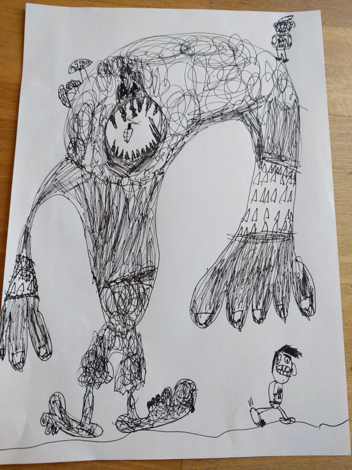 Horror und Grusel: Monsterzeichnungen von Kinderhand - Familie ...