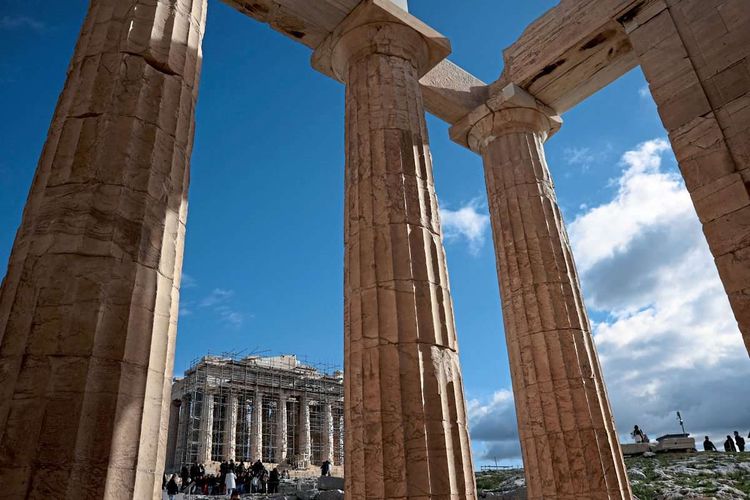 Die Akropolis in Athen.