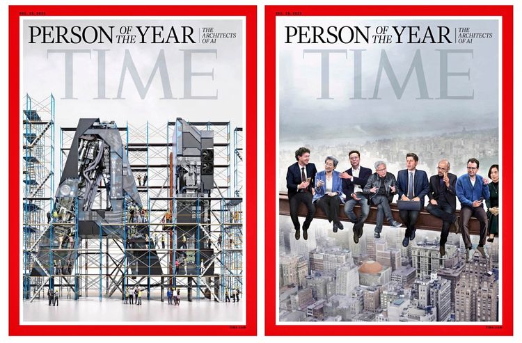 Zwei Cover der Time-Magazine-Ausgabe