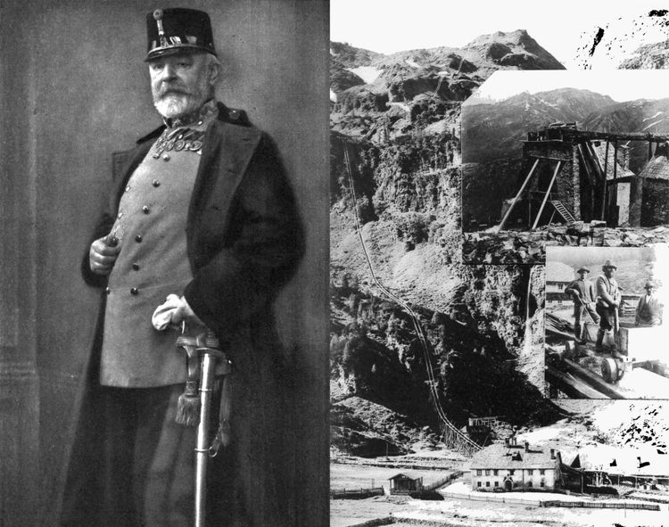 Albert Obermayer, historischer Schrägaufzug, Hoher Sonnblick