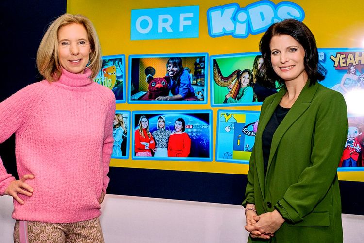 Alexandra Schlögl (links) und Yvonne Lacina-Blaha leiten den neuen ORF-Kinderkanal ORF Kids.