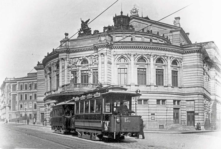 erste elektrische Straßenbahn Wiens
