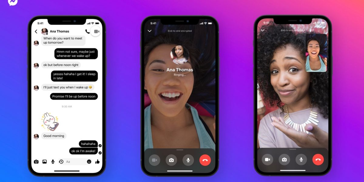 Sprach- und Videoanrufe können auf Facebook Messenger verschlüsselt ...
