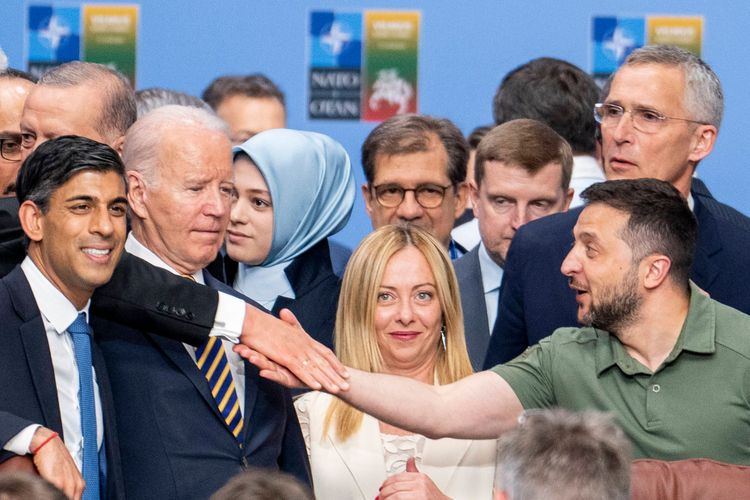 Wolodymyr Selenskyj beim Nato-Gipfel in Brüssel.