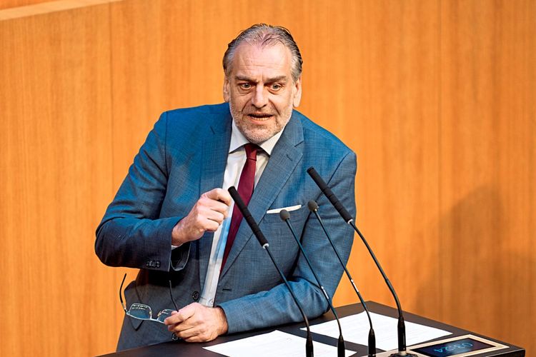 Andreas Kollross im Rahmen einer Sitzung des Nationalrates im Parlament