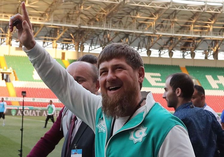 Ramsan Kadyrow im Stadion