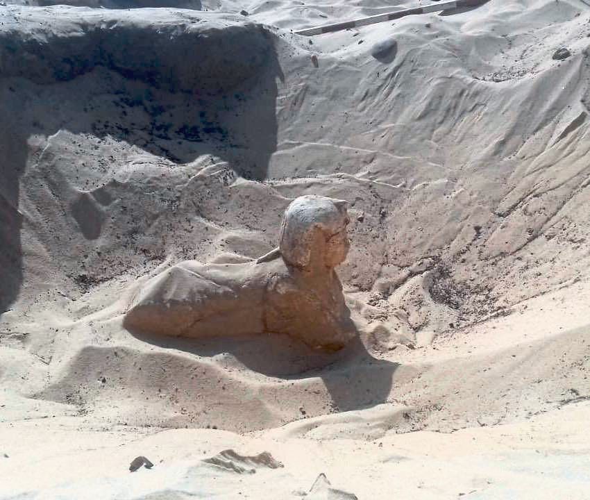 Mini-Sphinx bei Ausgrabungen in Ägypten entdeckt - Archäologie ...