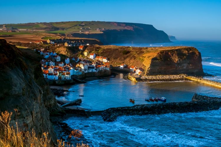 Ein Küstenstädtchen in North Yorkshire: Staithes