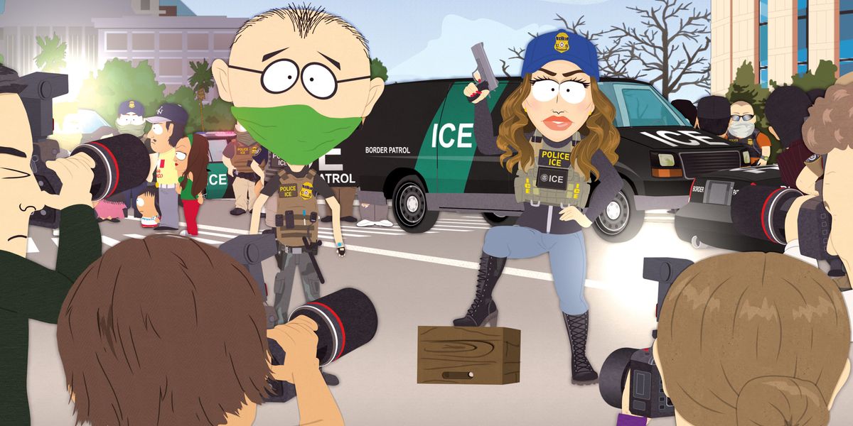“South Park” has US Secretary of Homeland Security shooting dogs again
