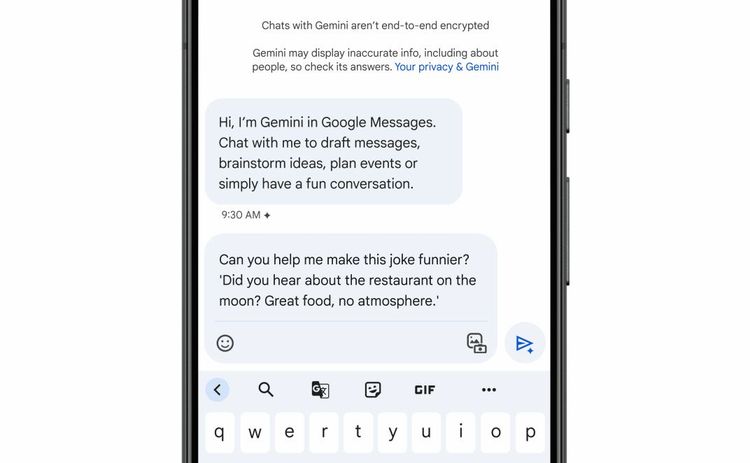 Gemini in Google Messages