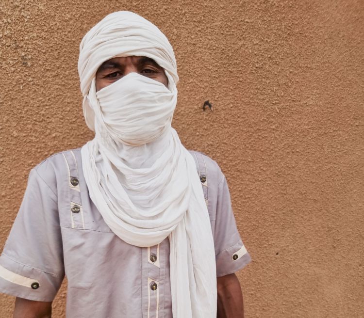 Souleymane Sanda (46), Schlepper in Agadez, Niger im März 2024.