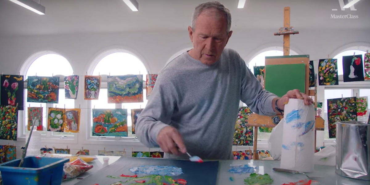 Distance-Learning mit George W. Bush: Ex-Präsident unterrichtet "Führungsstärke"