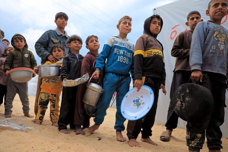Kinder in Rafah.