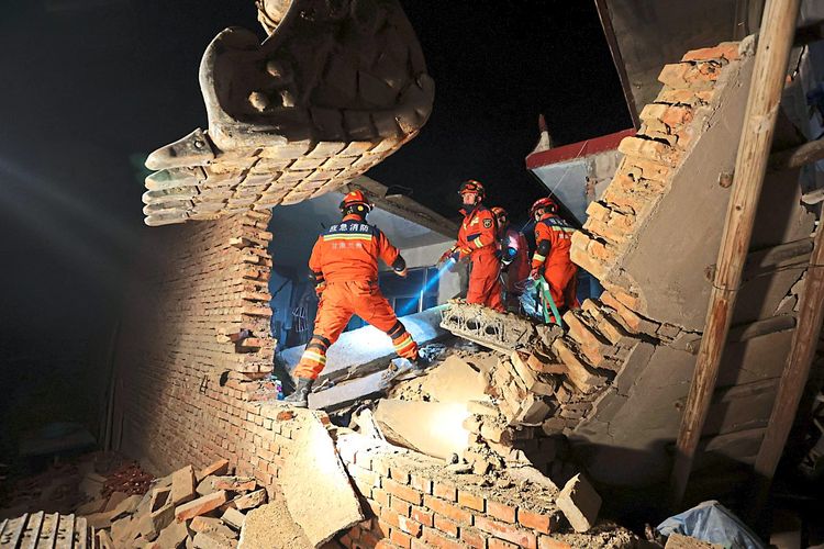 Einsatz nach Erdbeben in China