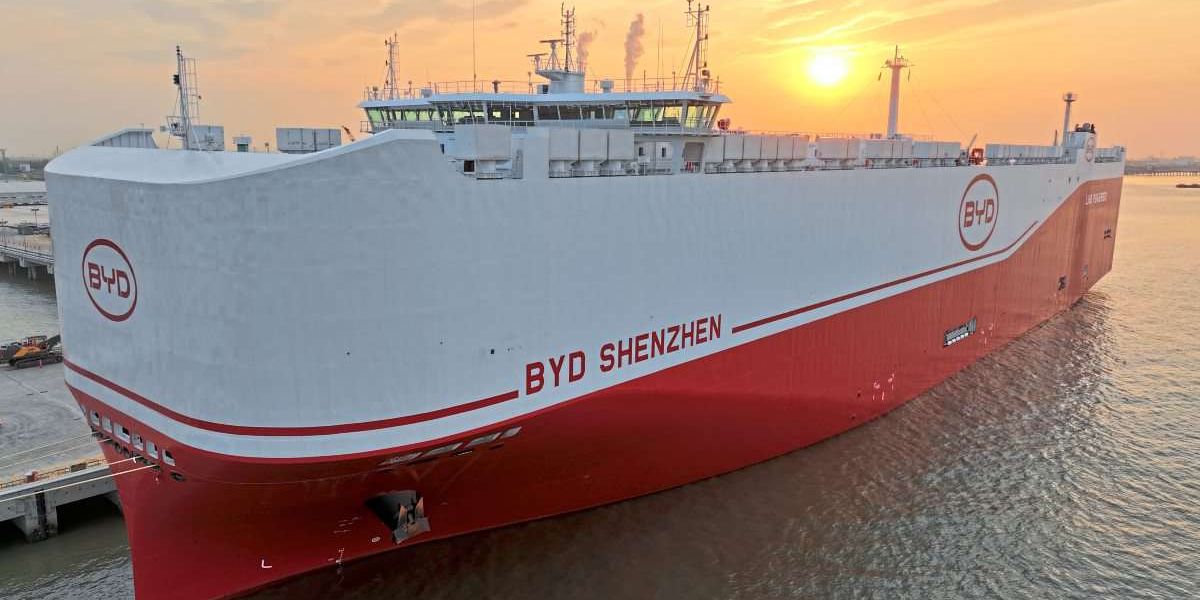 BYD baut größtes Auto-Transportschiff der Welt mit 9200 Parkplätzen
