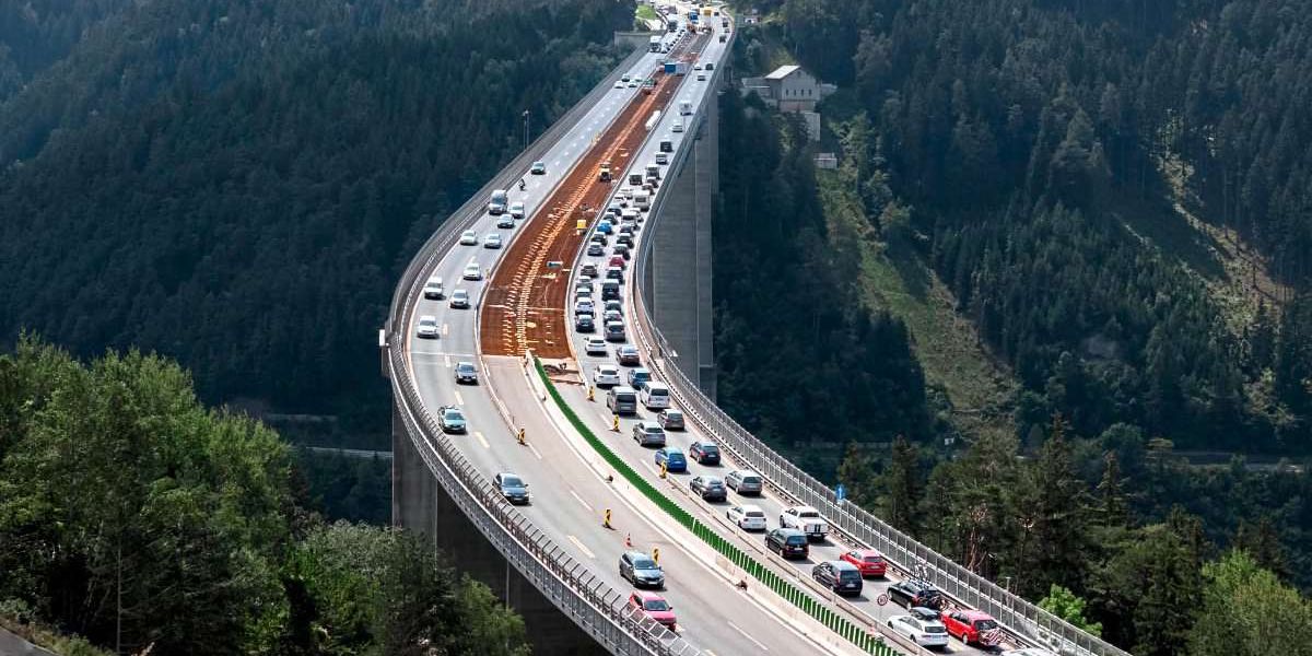 Brennerautobahn wegen Murenabgangs zum Teil gesperrt