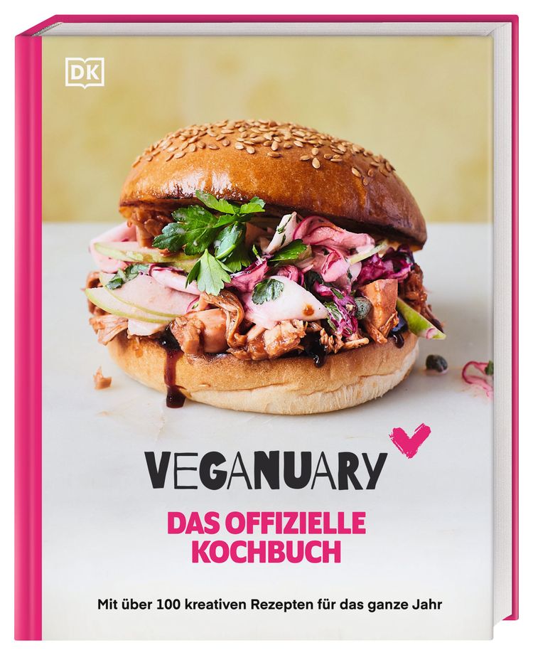 Veganer Burger Jackfruit Burger Veganuary Buch