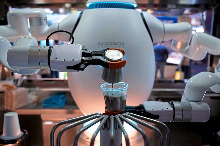 Das Bild zeigt einen Roboter von Richtech Robotics