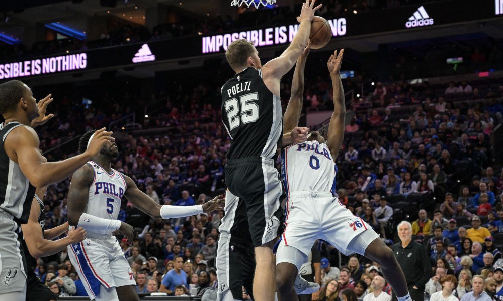 Pöltl gelingt bei zweitem SpursSaisonsieg erstes DoubleDouble