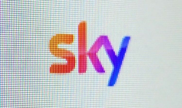 Das Logo des TV/Streaminganbieters Sky.
