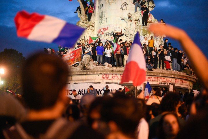 Linksruck in Frankreich: Rechte nur auf Platz drei