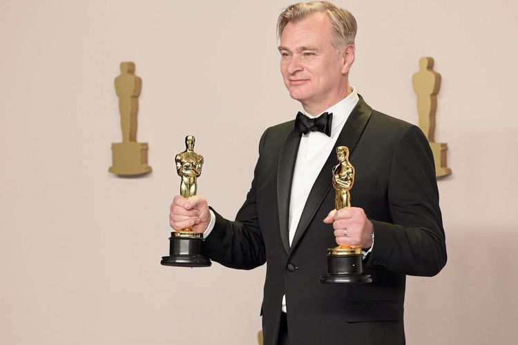 Nahm sieben Oscars in Empfang: Regisseur Christopher Nolan.