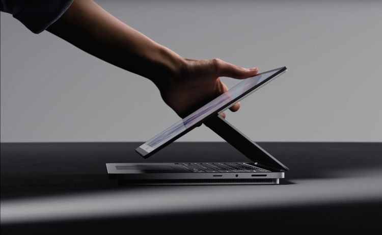 Das Bild zeigt ein Surface Laptop Studio 2