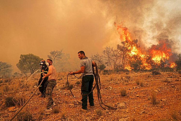 Griechenland, Waldbrände