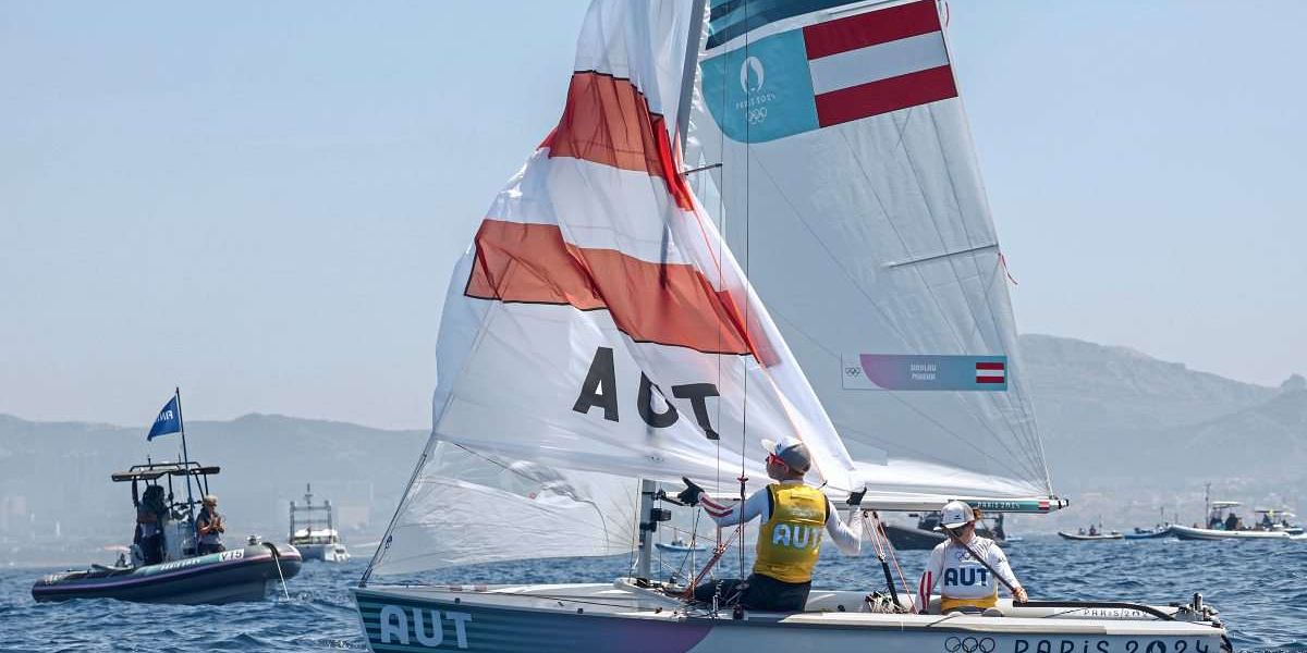 Große Medaillenchance im Segeln Vadlau/Mähr gehen als Führende in letzte Wettfahrt Olympia
