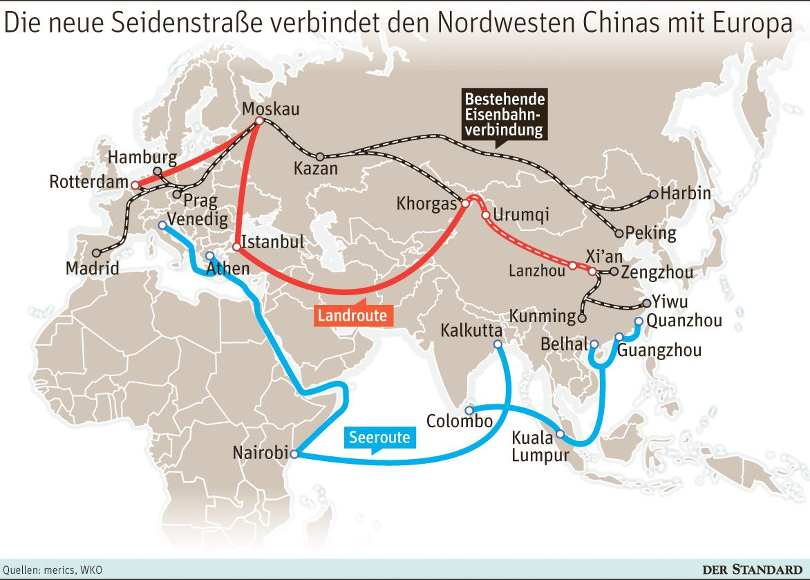 Seidenstraße soll nicht vor Österreich enden - China - derStandard.at
