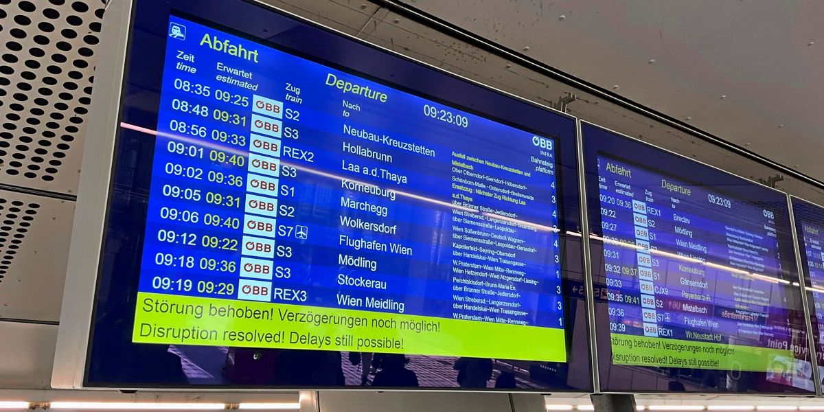 スタンディング旅行、ファントムトレイン、カウントアップヴィエナを備えたS-Bahn Chaos