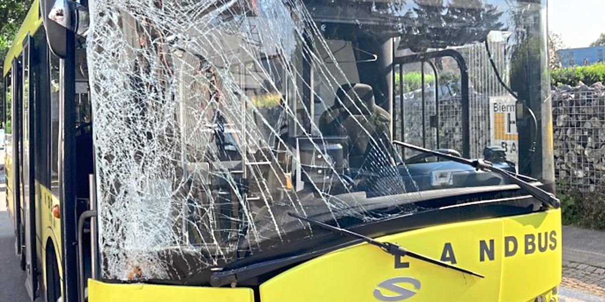 Neun verletzte Schulkinder nach Linienbus-Unfall in Vorarlberg