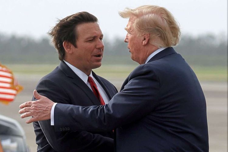 Donald Trump und Ron DeSantis in Florida, Mai 2019