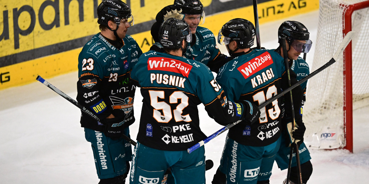 Black Wings Linz schließen in Eishockey-Liga zu Tabellenführer Südtirol auf