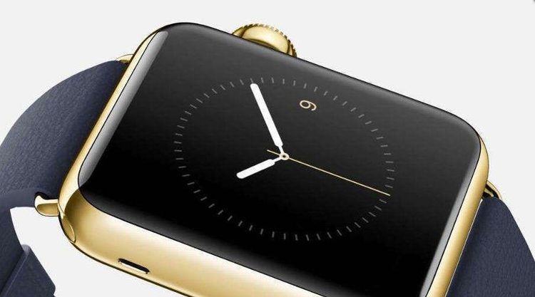 Eine goldene Apple Watch der 1. Generation
