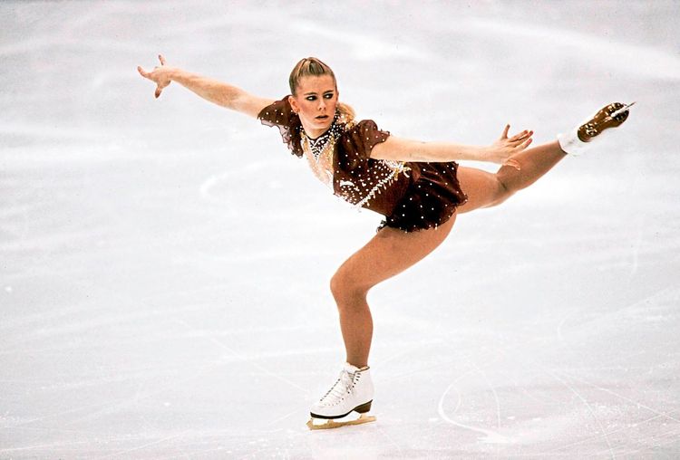 Die Eiskunstläuferin Tonya Harding, hier im Jahr 1994.