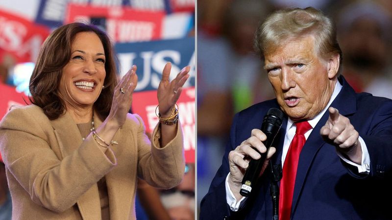 Harris und Trump kämpfen um unentschlossene Wähler